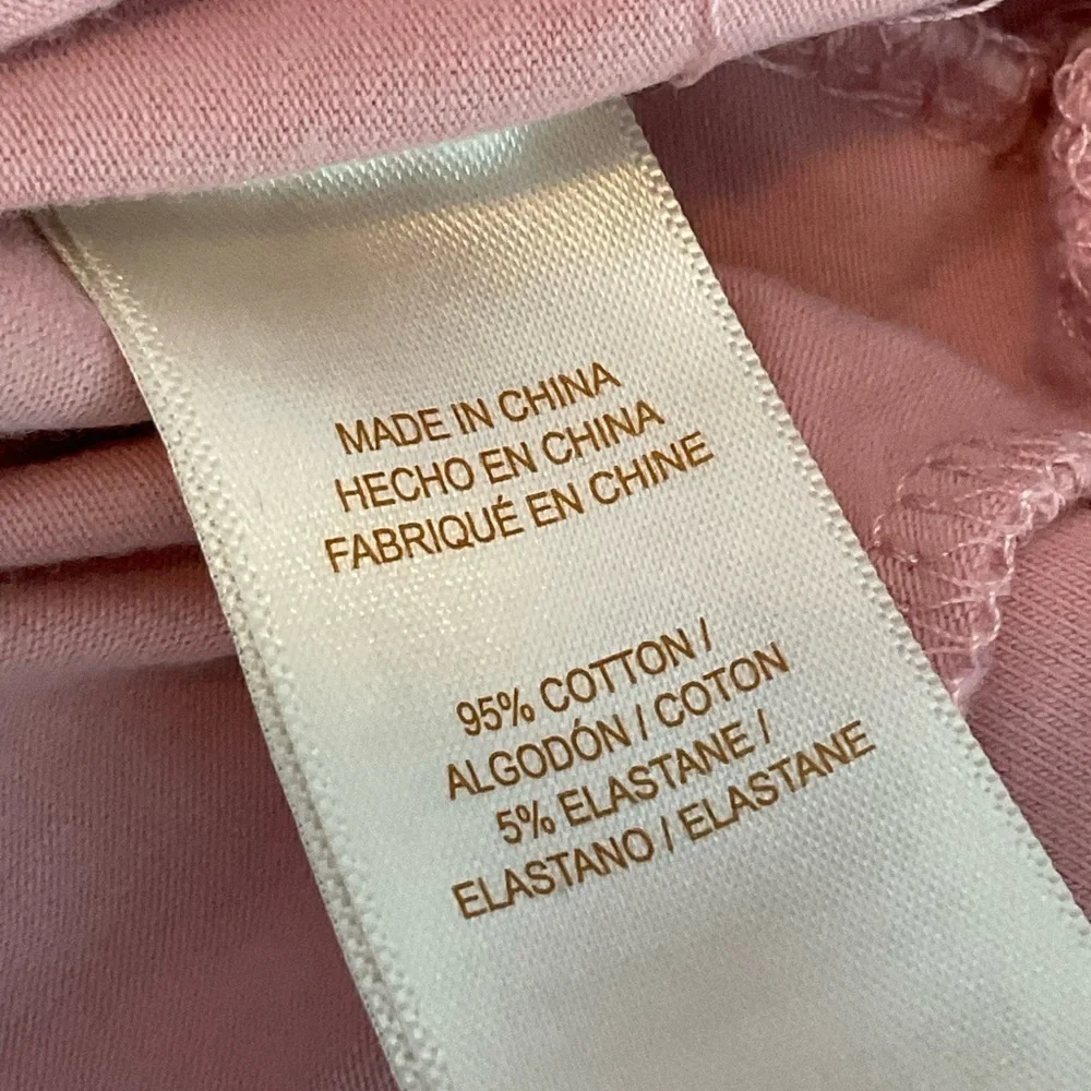 LOVE Kate Spade Pink Cold Open Shoulder Sweatshirt Sz‎ 6